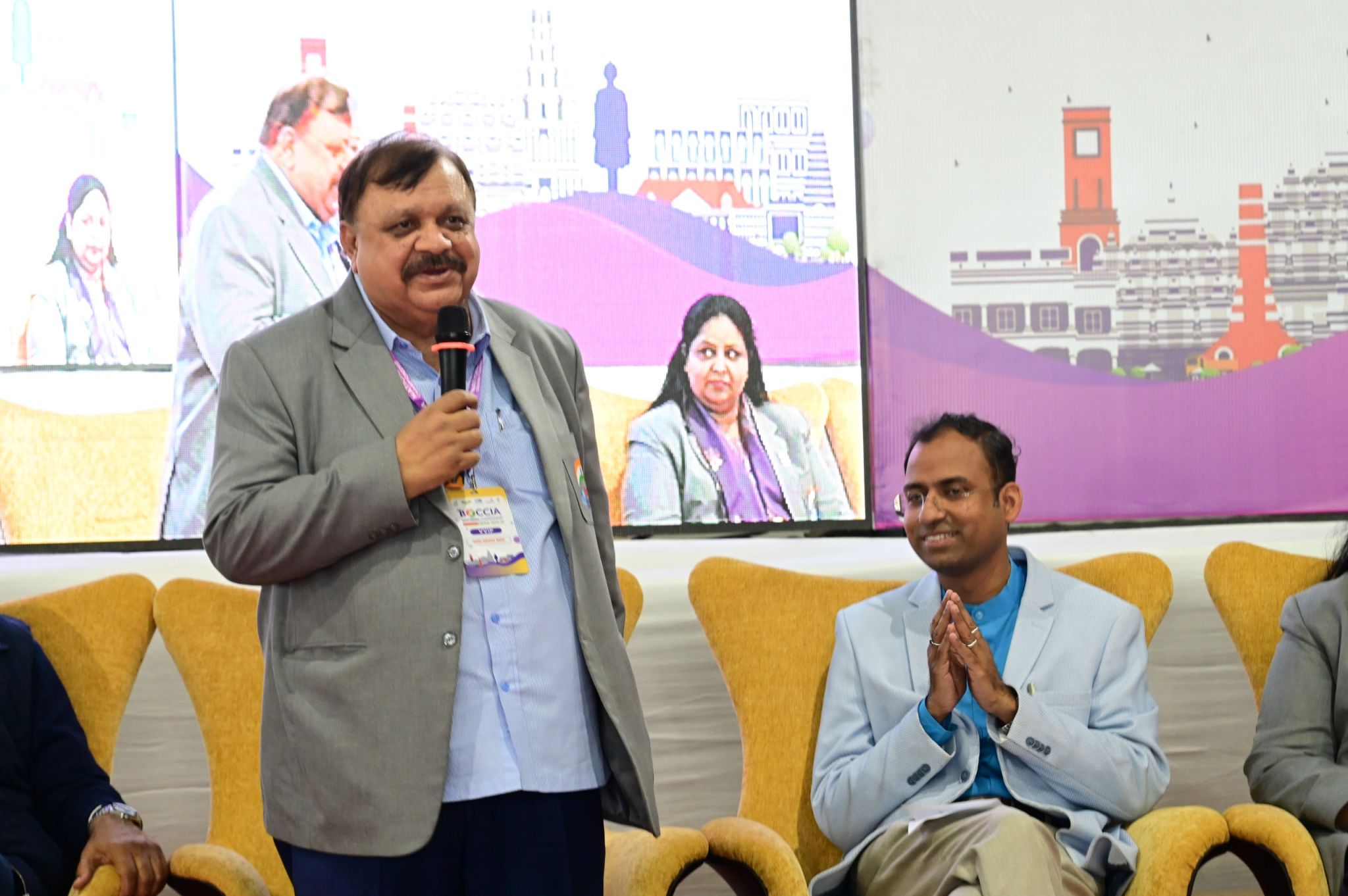 Dr. Jitendra Sharma, MD and Founder CEO of AMTZ, praised for elevating Boccia Championship standards