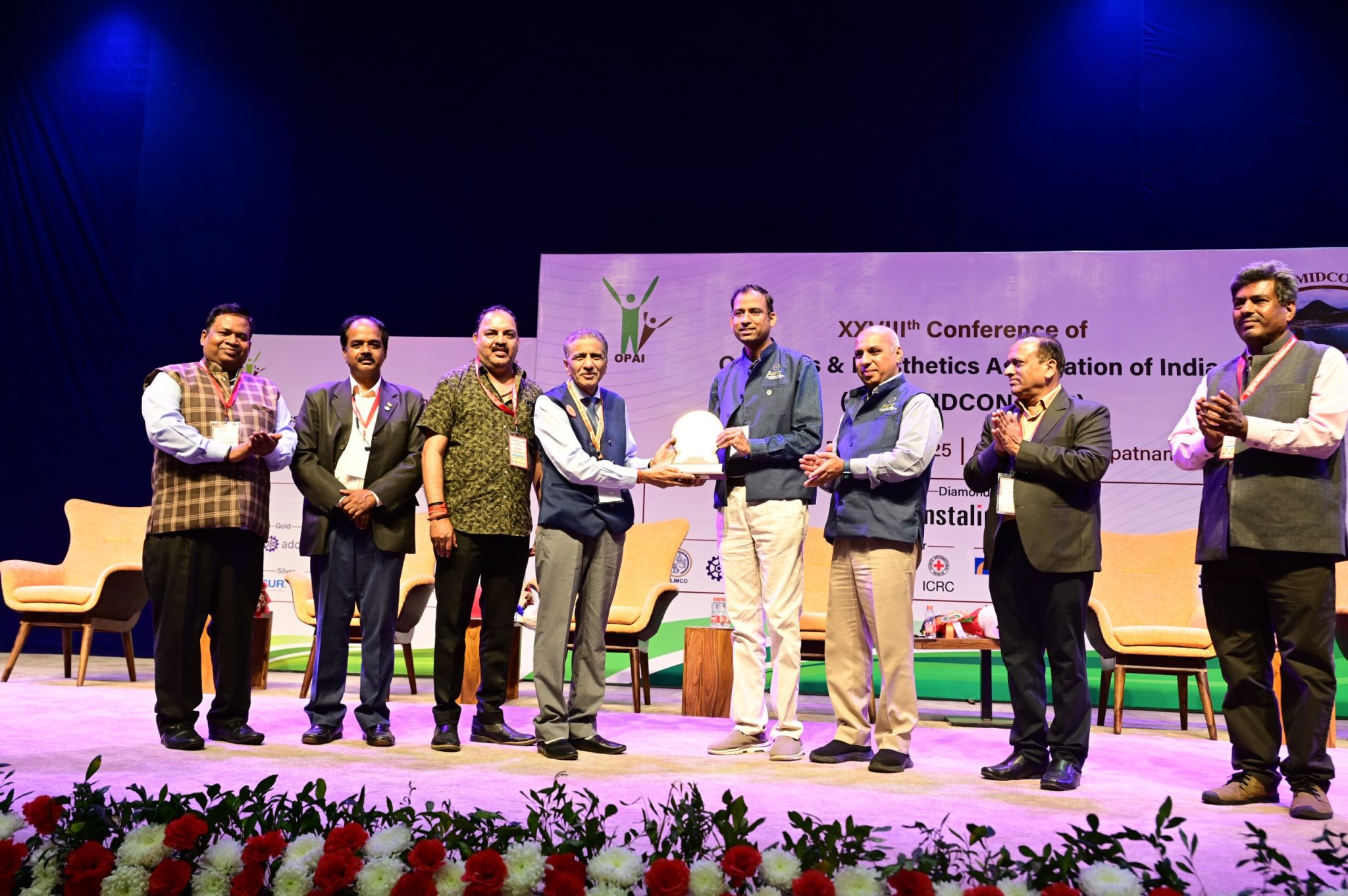 Dr. Jitendra Sharma, MD and Founder CEO of AMTZ, attends successful conclusion of OPAI MIDCON 2025