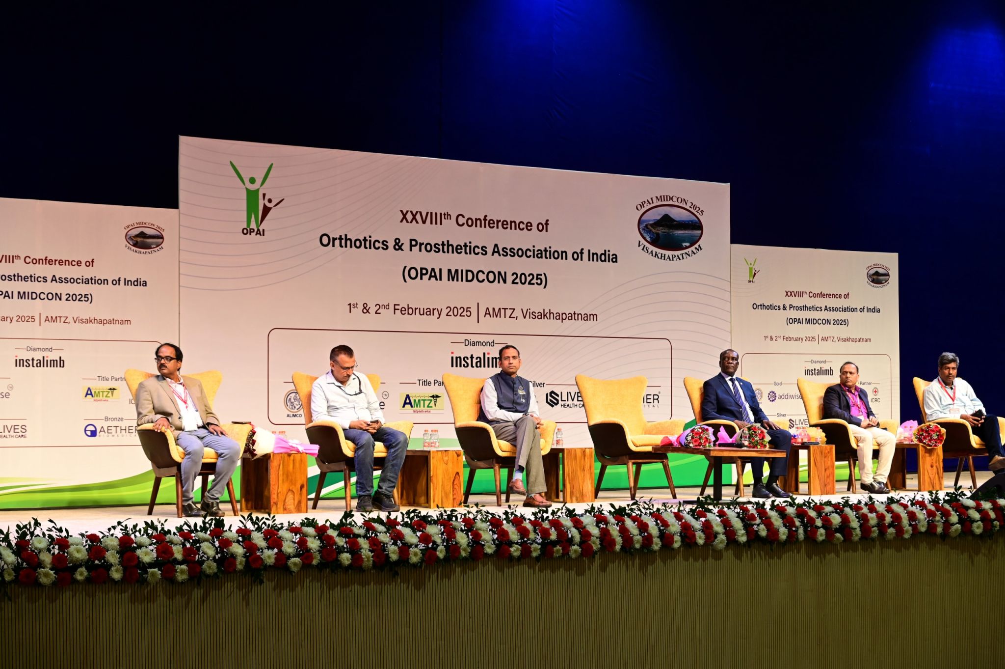 Dr. Jitendra Sharma, MD and Founder CEO of AMTZ, inaugurates OPAI MIDCON with national leaders in prosthetics