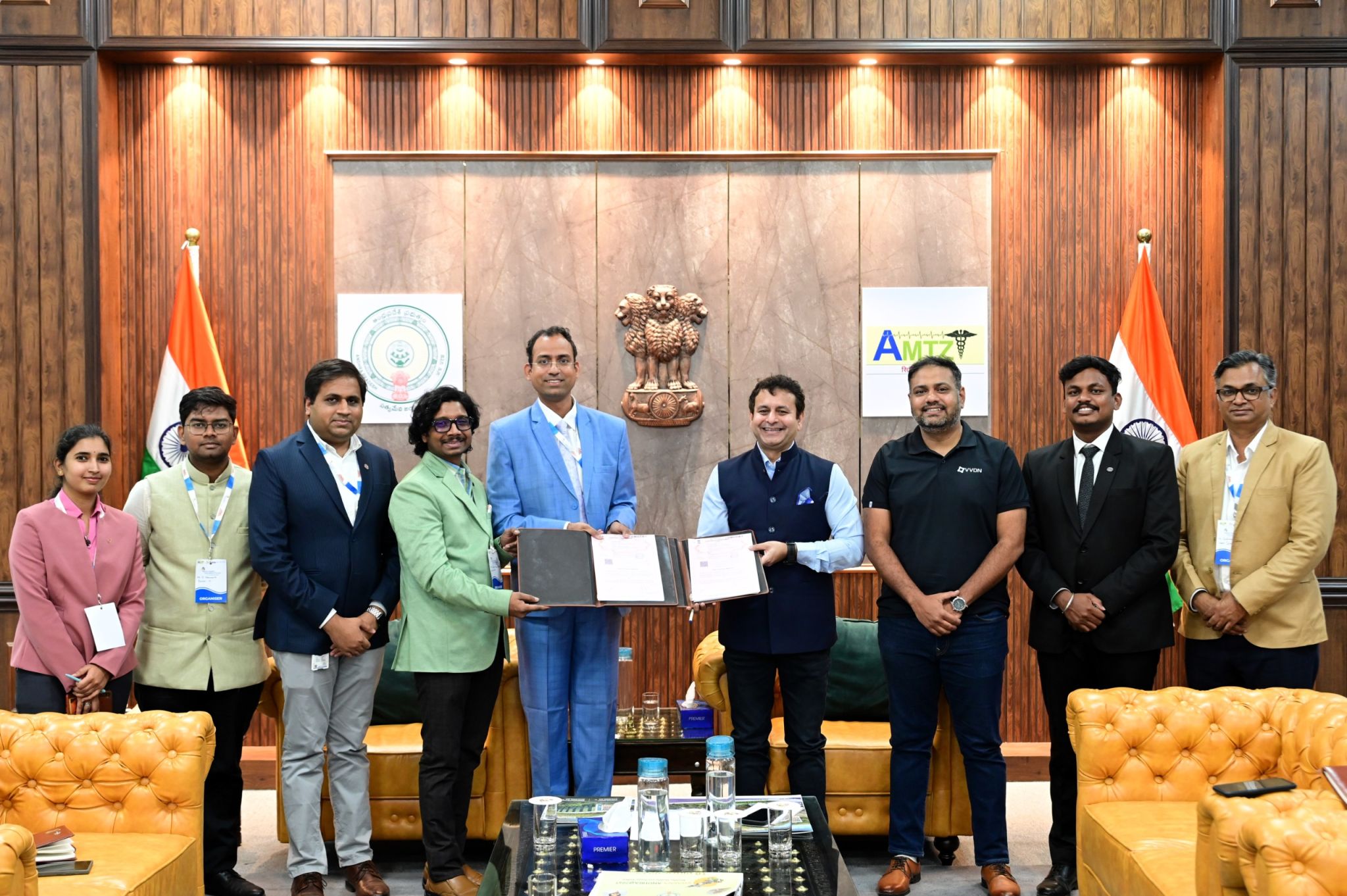 Dr. Jitendra Sharma, MD and Founder CEO of AMTZ, leads MoU with VVDN to boost MedTech innovation