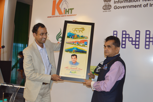 Dr. J.K.Sharma Felicitation to Shri. Amitabh kant CEO, Niti Aayog